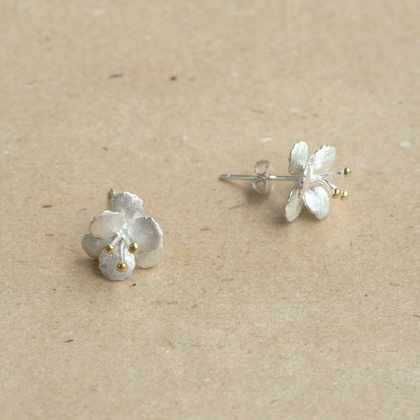 CRAB APPLE FLOWER EARRING