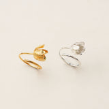 Tulip flower statement ring with spring floral design