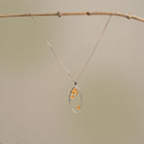 Blooming osmanthus necklace