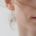 Bluebell blossom drop earrings with floral design