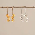Cherry blossom spring flower earrings product view