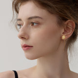 Convertible sunflower earrings product view