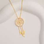 Dreamcatcher bohemian jewelry necklace