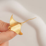 Eco friendly ocean jewelry inspired by manta rays