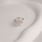 Flower ring with cornflower design