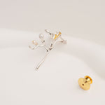 Freesia floral brooch product view