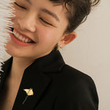 Manta ray brooch shown as marine jewelry