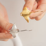 Manta ray brooch with ocean inspired design
