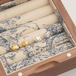Nugget stud earrings displayed as a pair