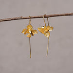 Orchid drop earrings jewelry product view