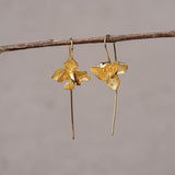 Orchid drop earrings jewelry product view