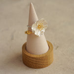 Poppy flower ring