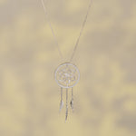 Symbolic pendant necklace with protective charm