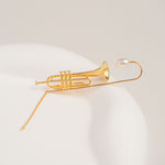 Trumpet brooch product view