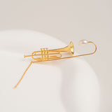 Trumpet brooch product view