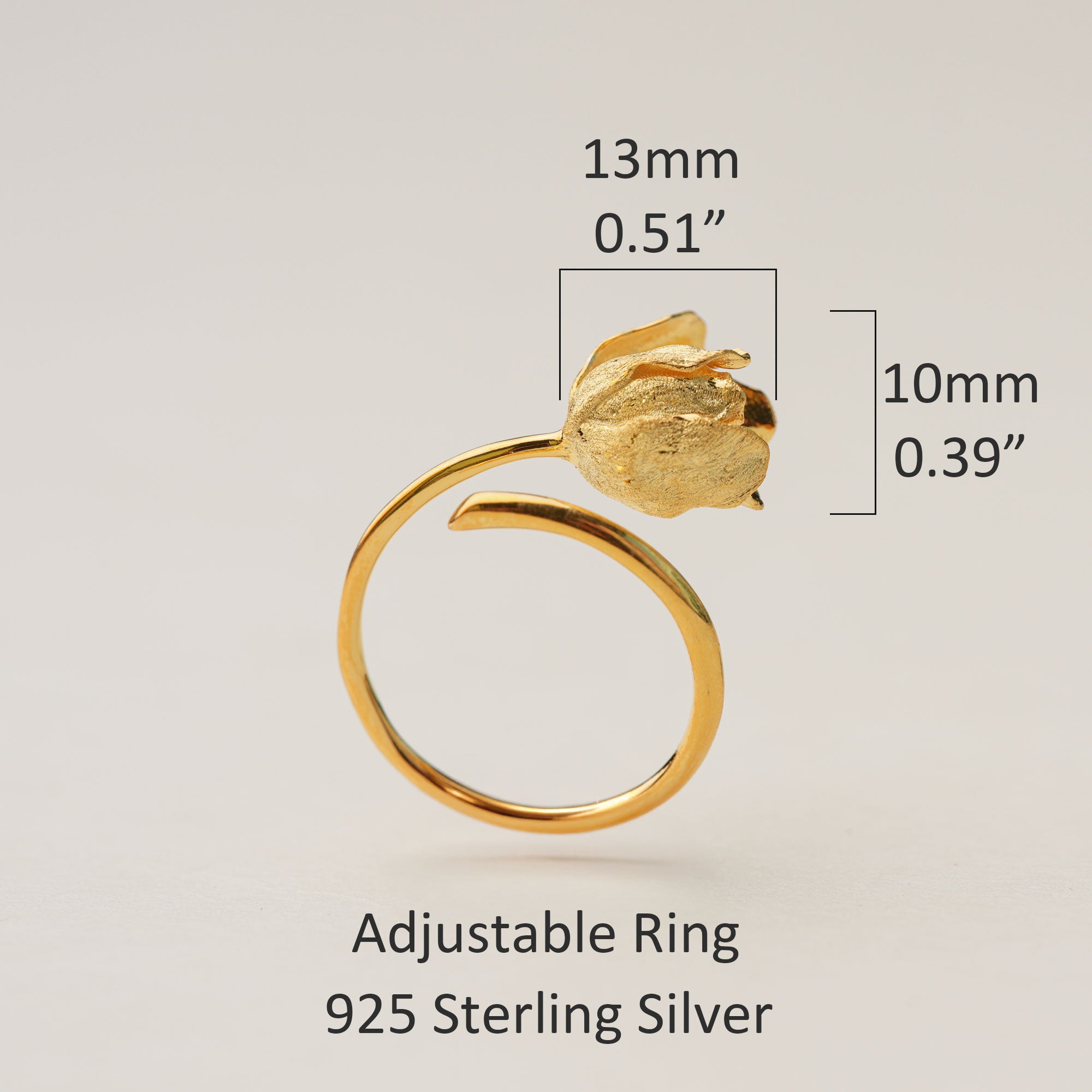 Tulip ring size detail