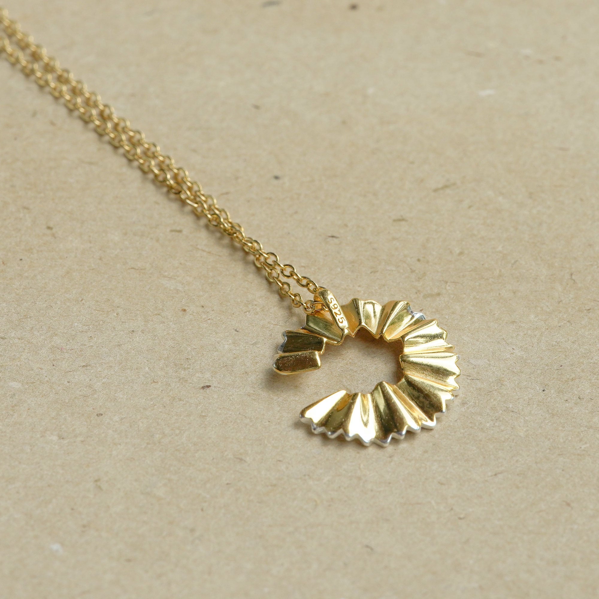 Art pencil necklace styled as jewelry for artists