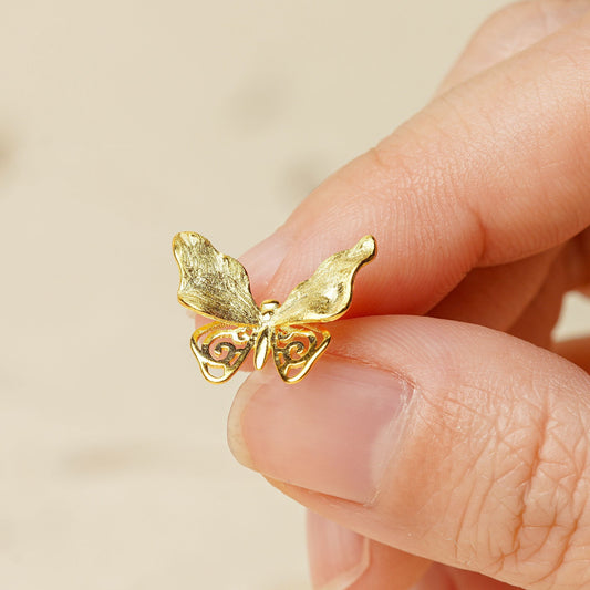 Butterfly earrings with delicate wing design