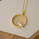 Cat necklace with minimalist cat charm pendant