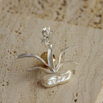 Daffodils flower brooch product view