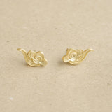 Detailed view of cloud earrings