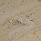 Detailed view of leaf brooch