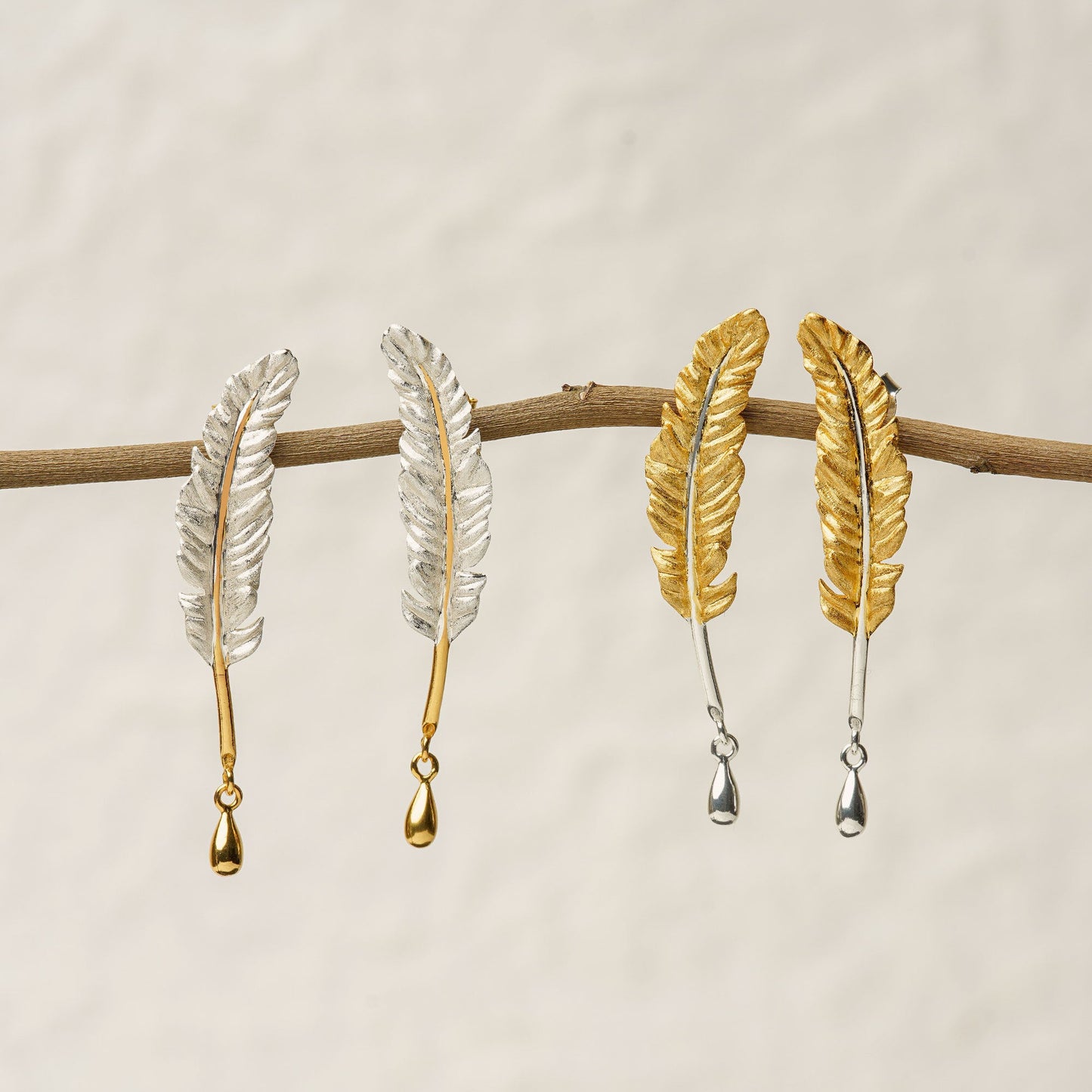 FEATHER EARRINGS