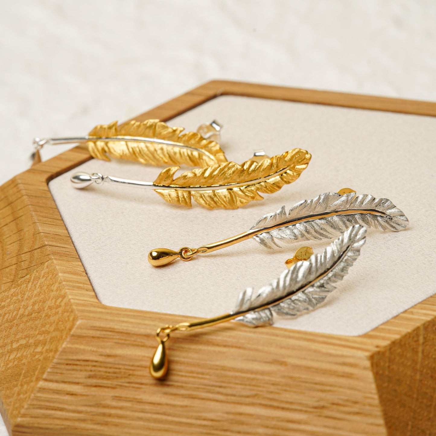 FEATHER EARRINGS