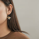 Osmanthus flower earrings for nature inspired styling