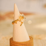 Pear blossom adjustable ring product detail