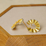 Pencil earrings displayed as a pair