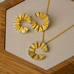 Side view of pencil earrings