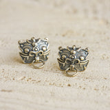 Side view of pixiu earrings